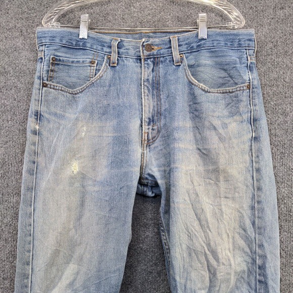 Levi's Signature Men's Regular Straight Jeans Blue Size 34x30 5-Pocket Cotton - Picture 3 of 14